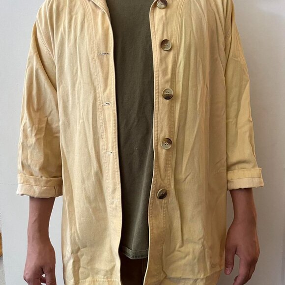 Women's Yellow and Cream Shirt - Picture 1 of 2